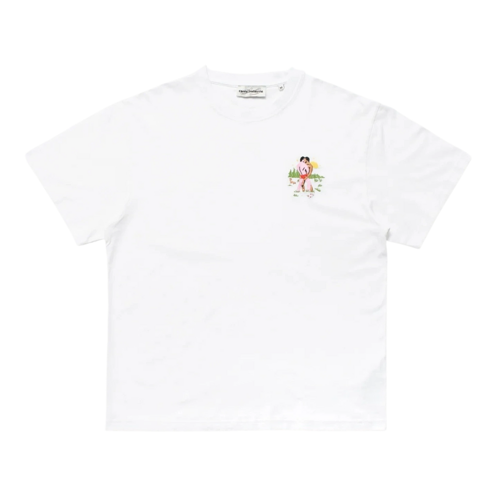 Carne Bollente Knee Deep Desire T-shirt - White T-shirt Carne Bollente 