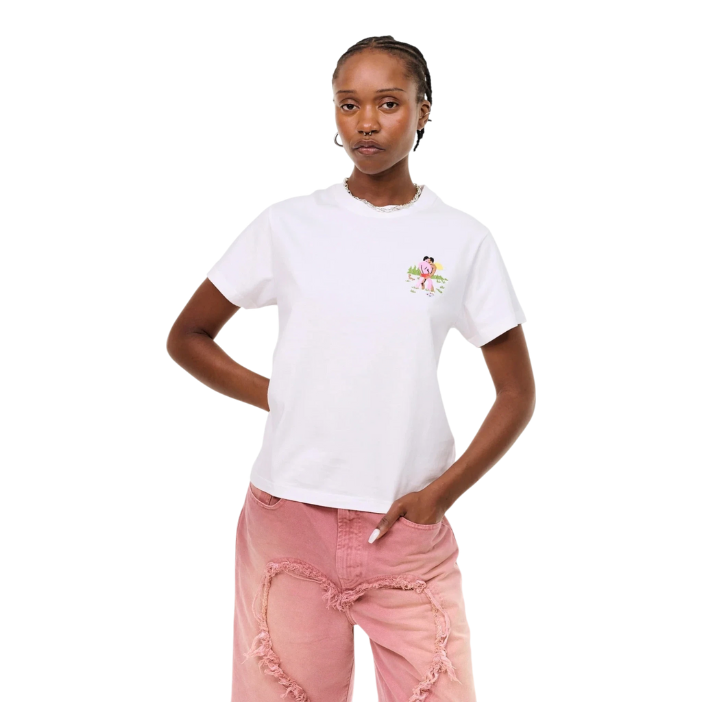 Carne Bollente Knee Deep Desire T-shirt - White T-shirt Carne Bollente 