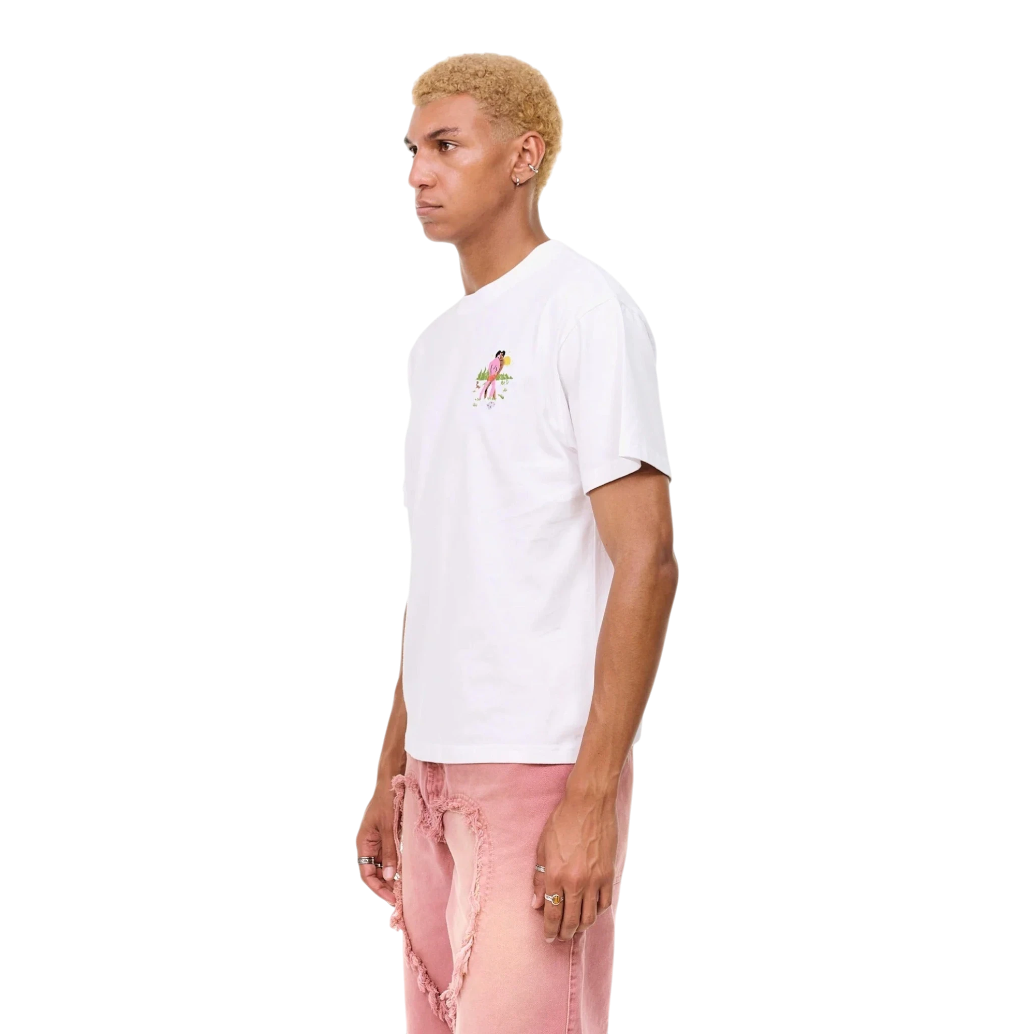 Carne Bollente Knee Deep Desire T-shirt - White T-shirt Carne Bollente 