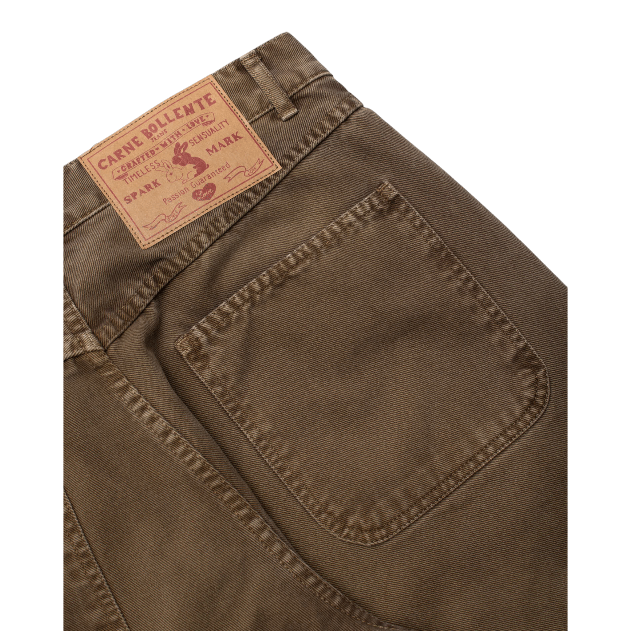Carne Bollente Love Pants Forever Pants - Off-Khaki Pants Carne Bollente 
