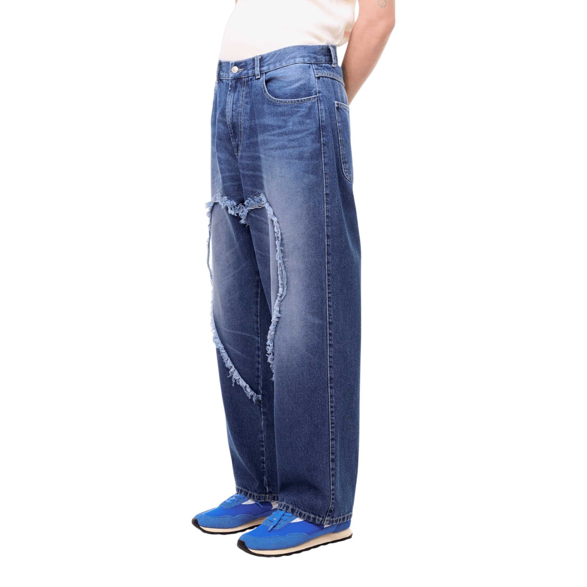 Carne Bollente Love Pants Gone Wild Pants - Off-Blue Pants Carne Bollente 