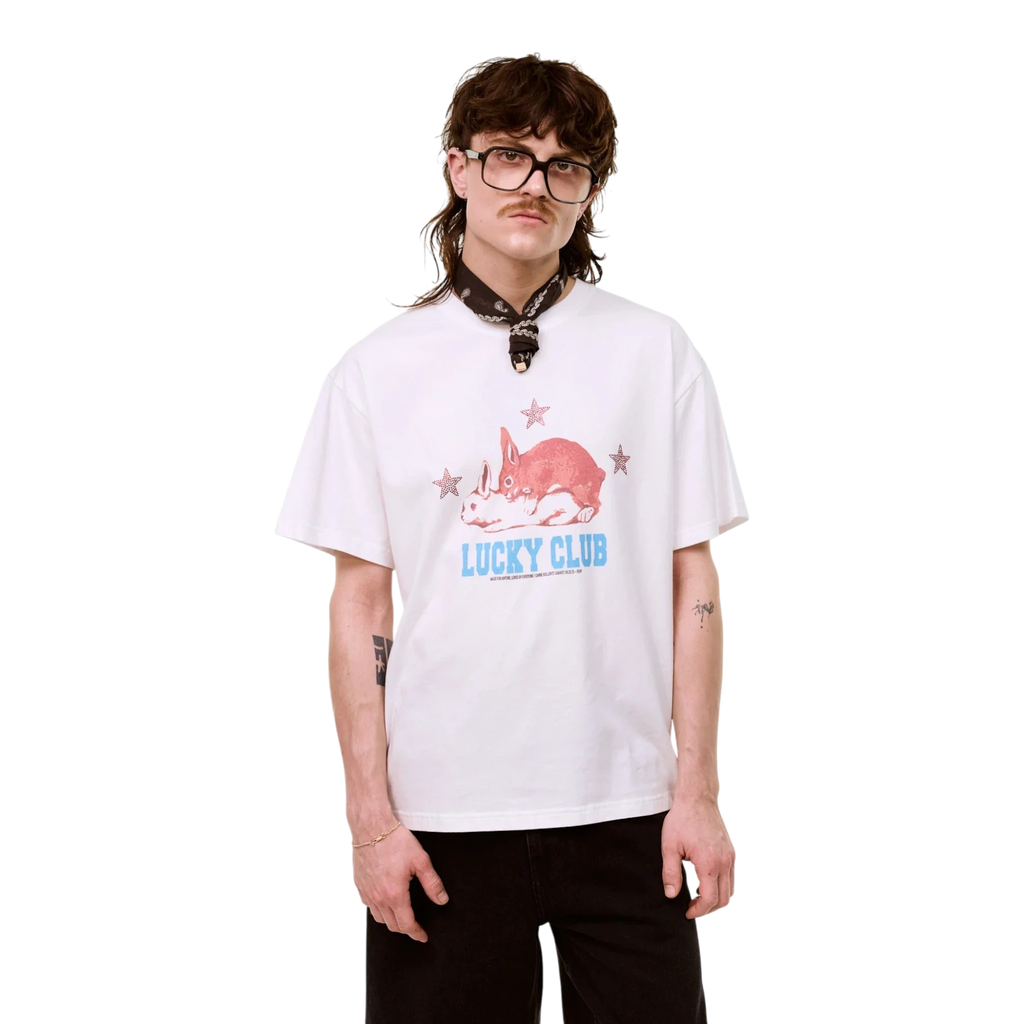 Carne Bollente Lucky Club T-shirt - White T-shirt Carne Bollente 