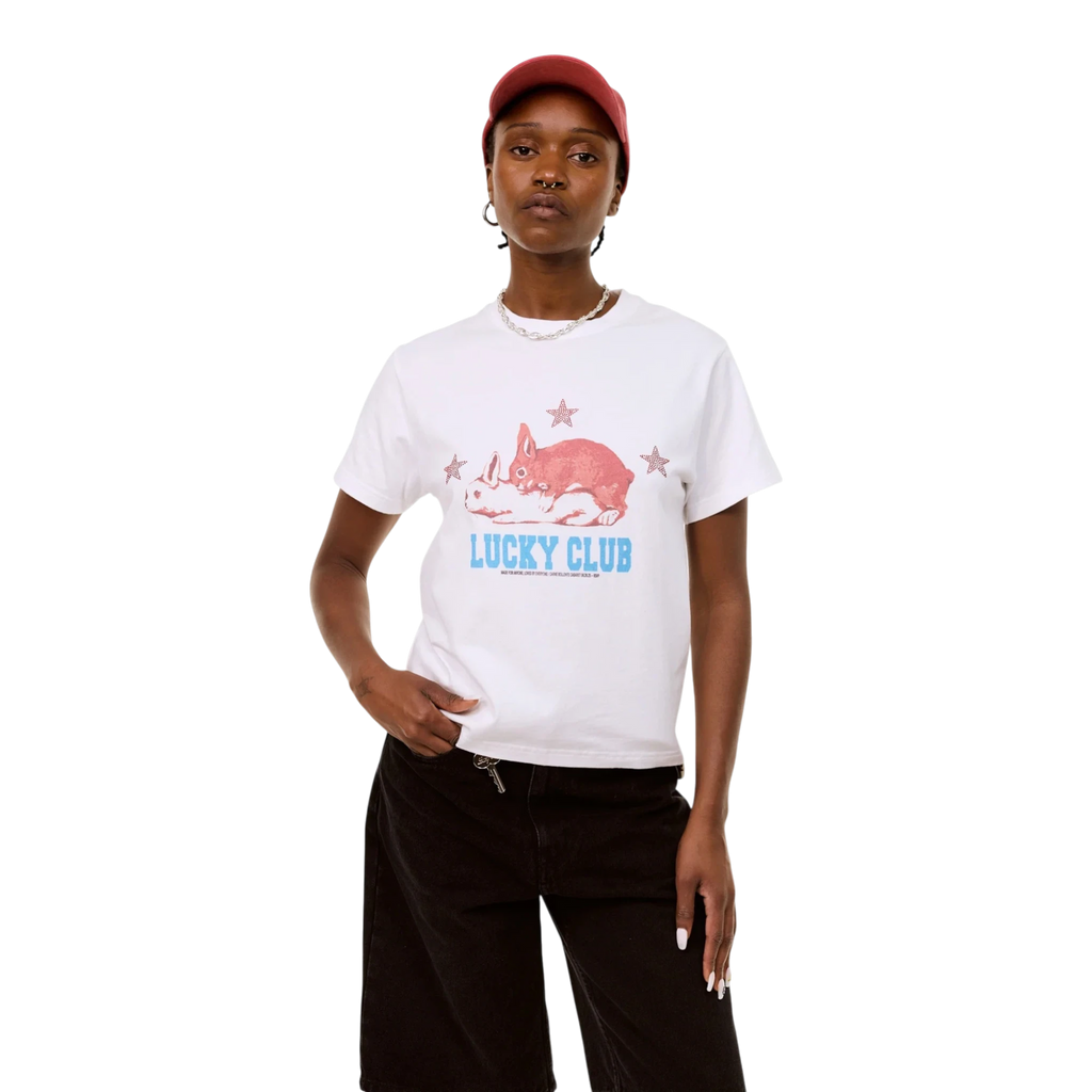 Carne Bollente Lucky Club T-shirt - White T-shirt Carne Bollente 