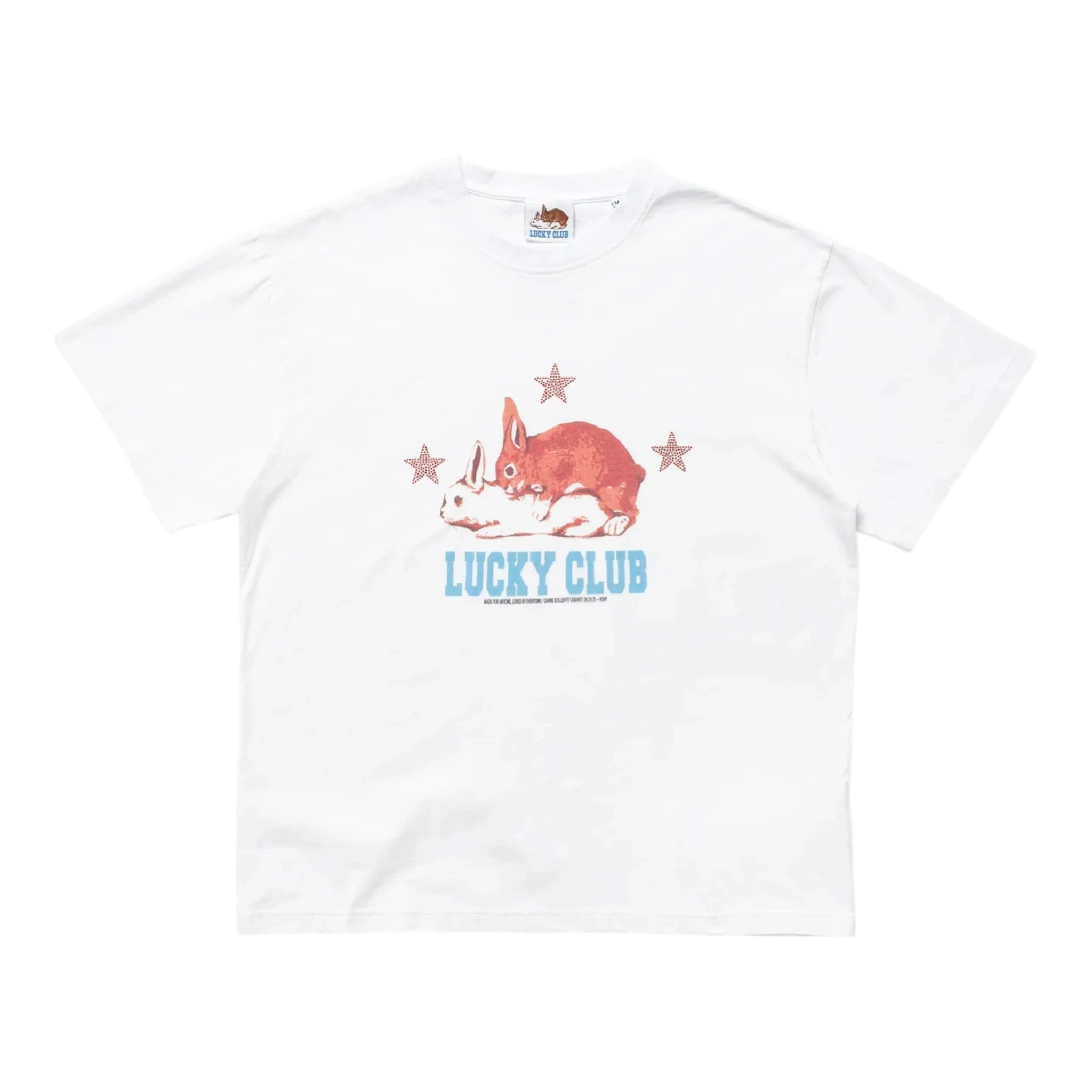 Carne Bollente Lucky Club T-shirt - White T-shirt Carne Bollente 