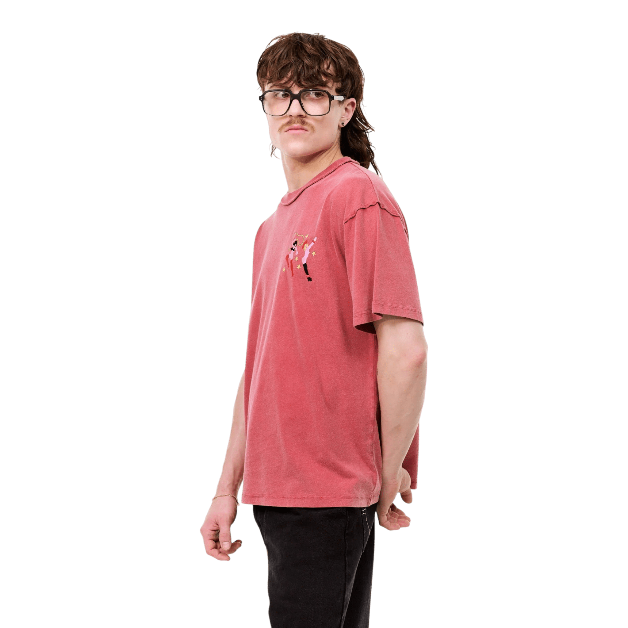 Carne Bollente Red Bottom Romance T-shirt - Off-Red T-shirt Carne Bollente 