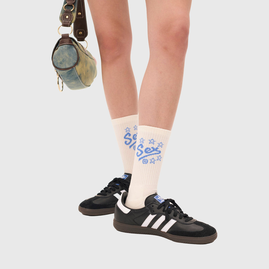 Carne Bollente Shocks Socks - Off-White Socks Carne Bollente 