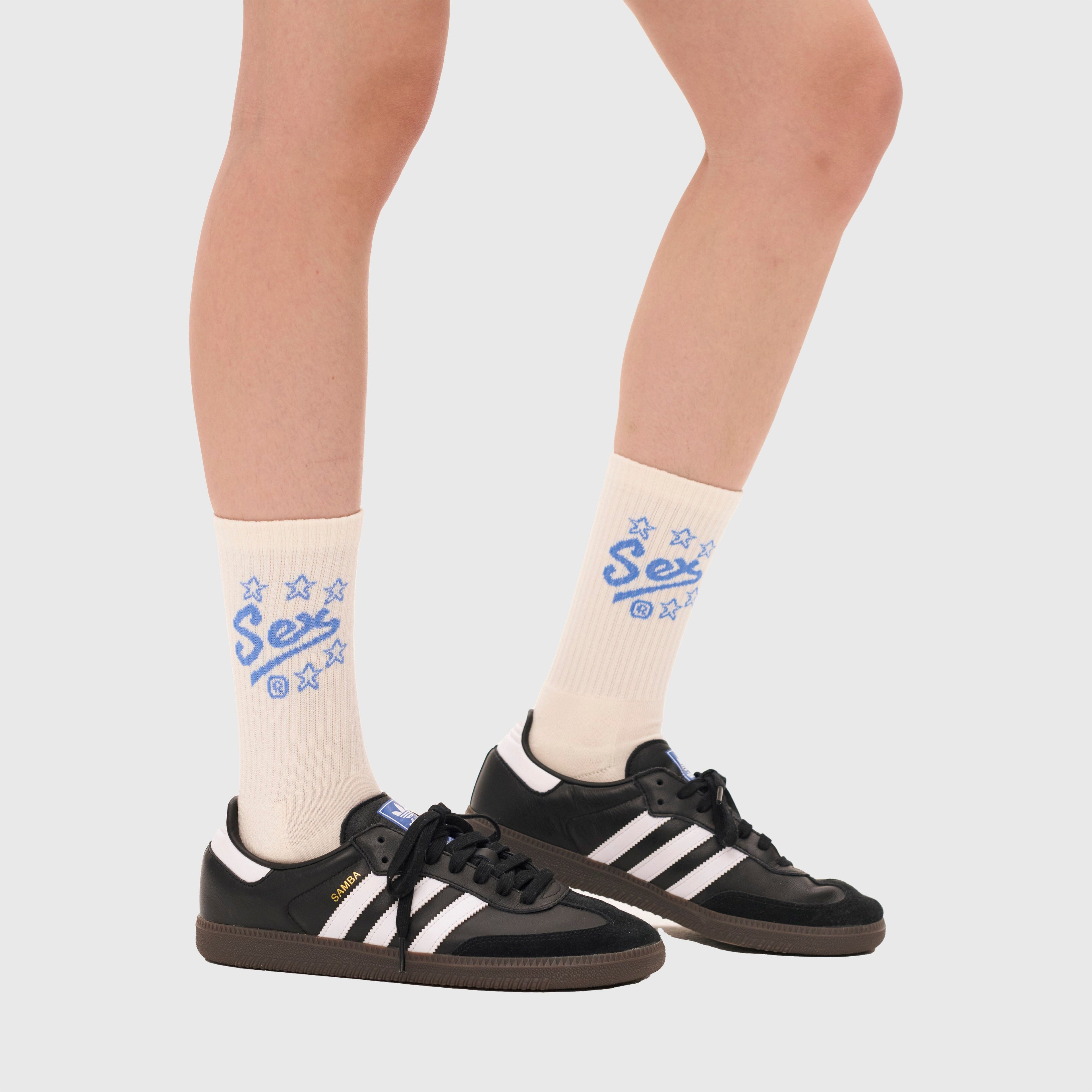 Carne Bollente Shocks Socks - Off-White Socks Carne Bollente 