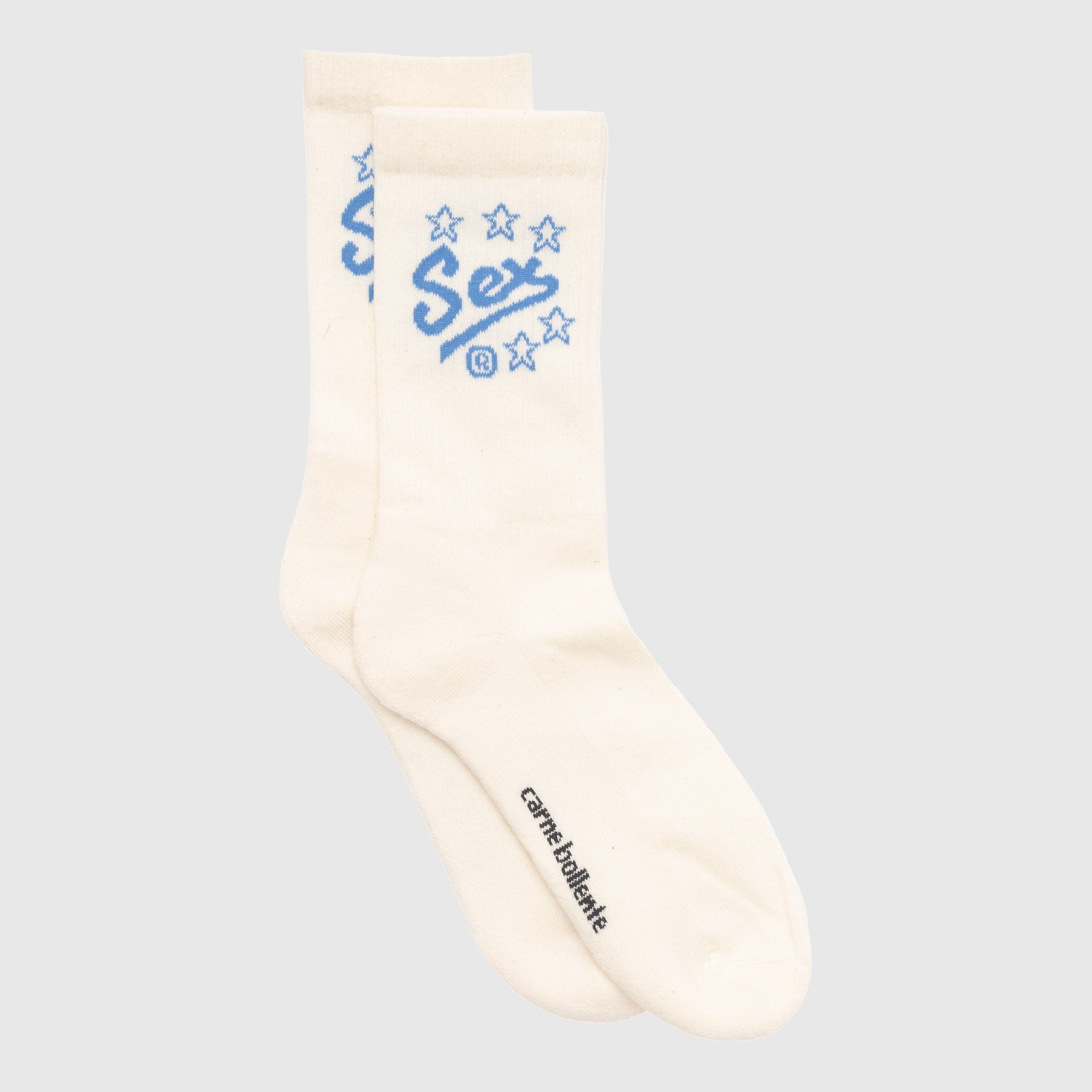 Carne Bollente Shocks Socks - Off-White Socks Carne Bollente 
