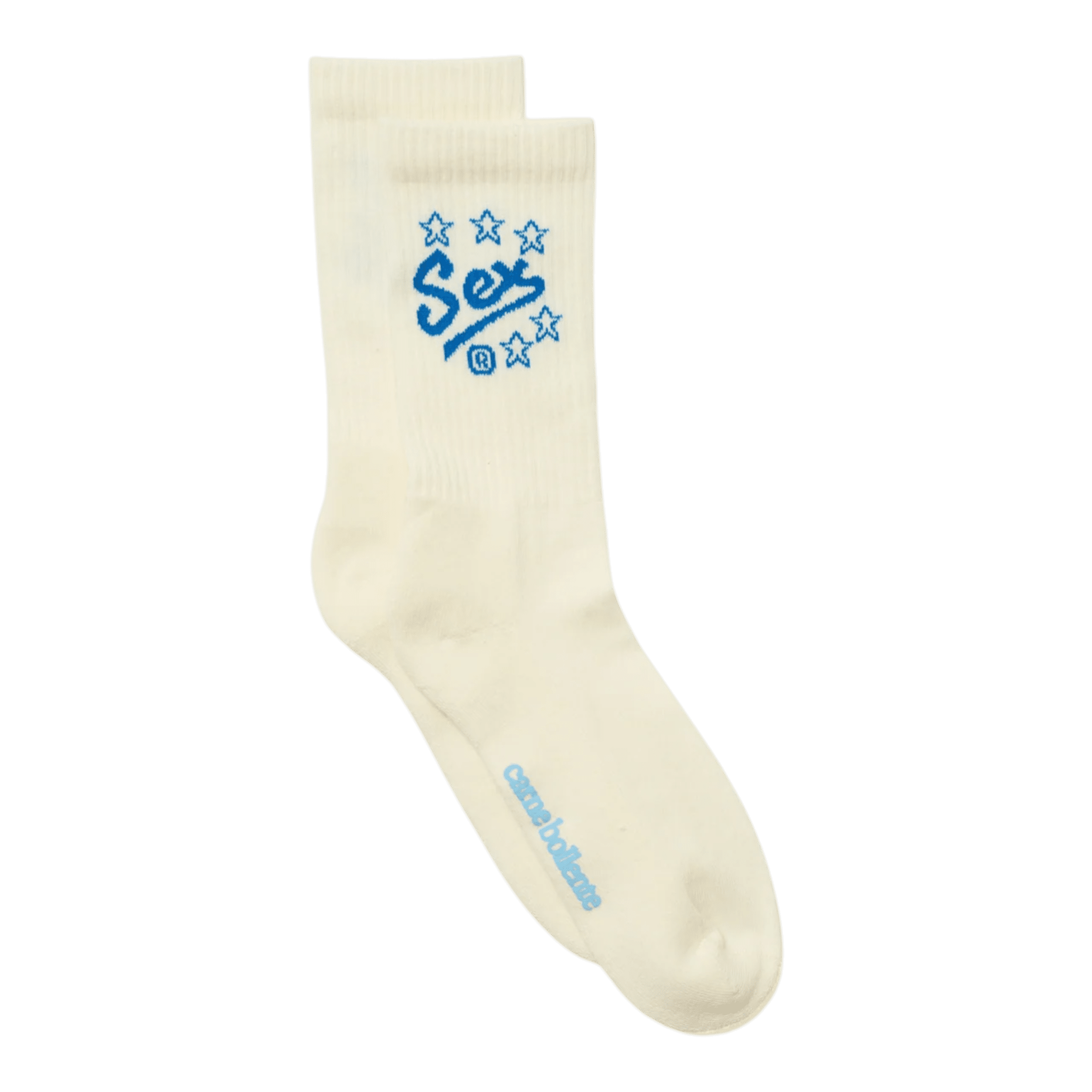 Carne Bollente Shocks Socks - White Socks Carne Bollente 