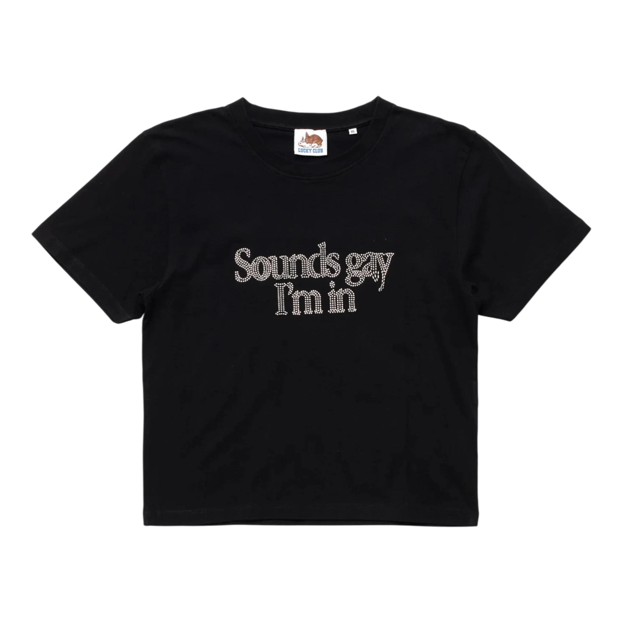 Carne Bollente Sound´s Gay, I'm In Baby! T-shirt - Black T-shirt Carne Bollente 