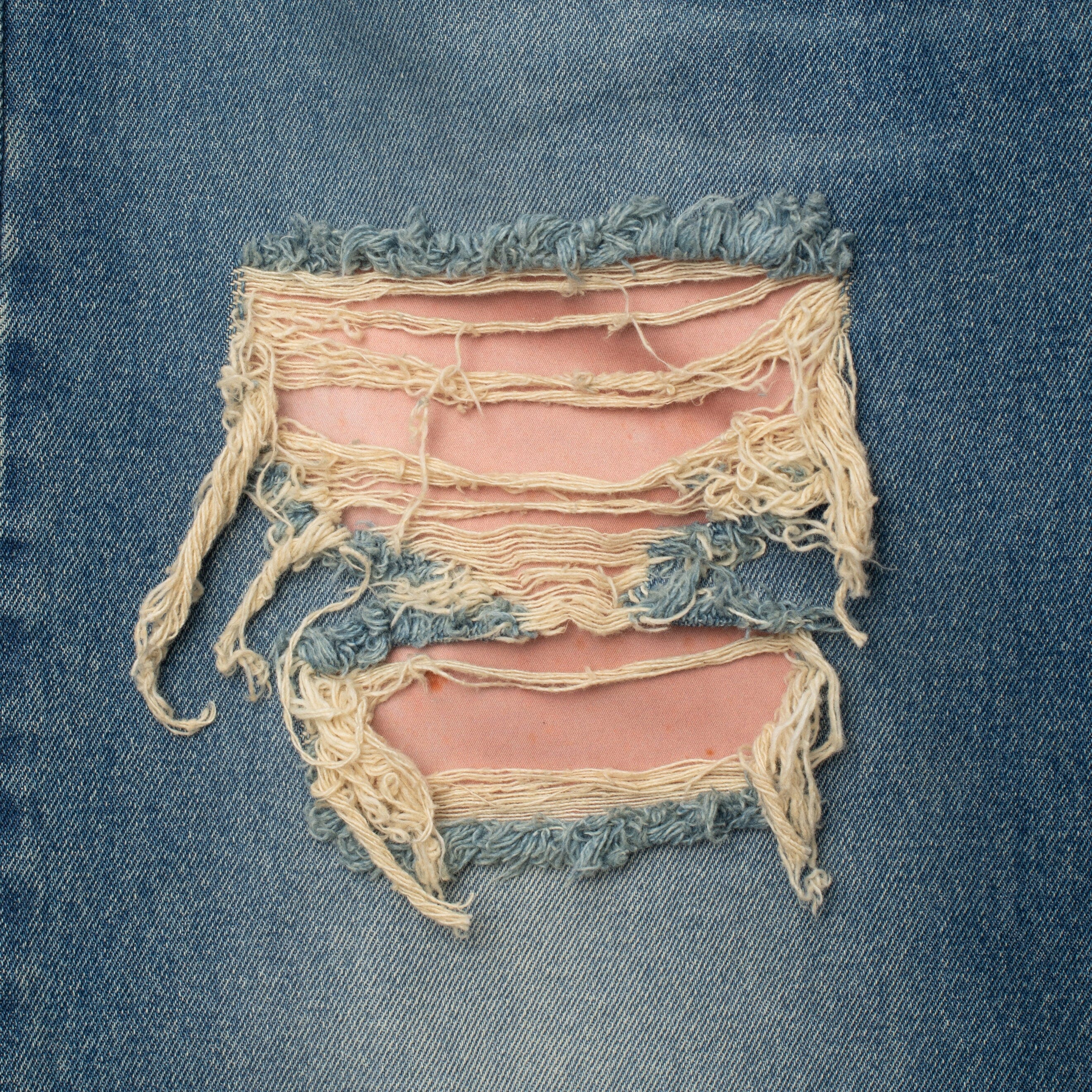 Carne Bollente Tattoo Tease Pants - Washed-Light Blue Pants Carne Bollente 