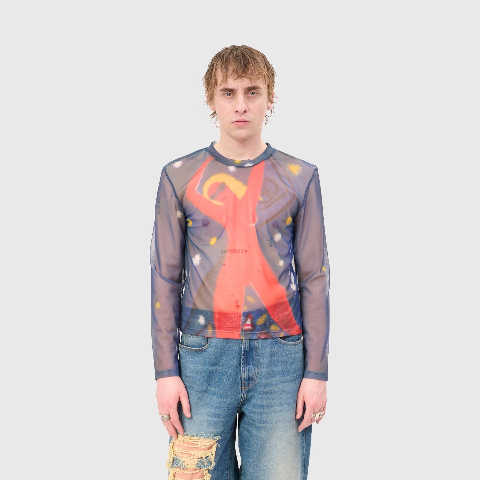 Carne Bollente They Call Her Carmen Top - Allover Longsleeve Carne Bollente 