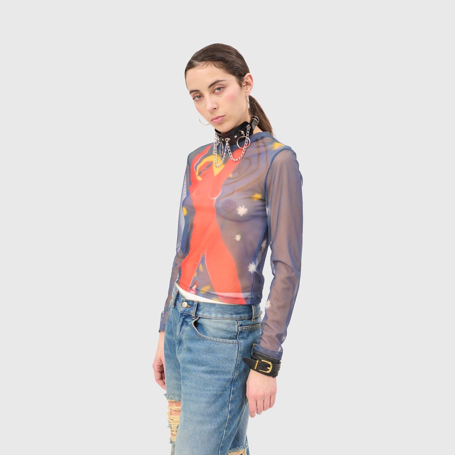 Carne Bollente They Call Her Carmen Top - Allover Longsleeve Carne Bollente 