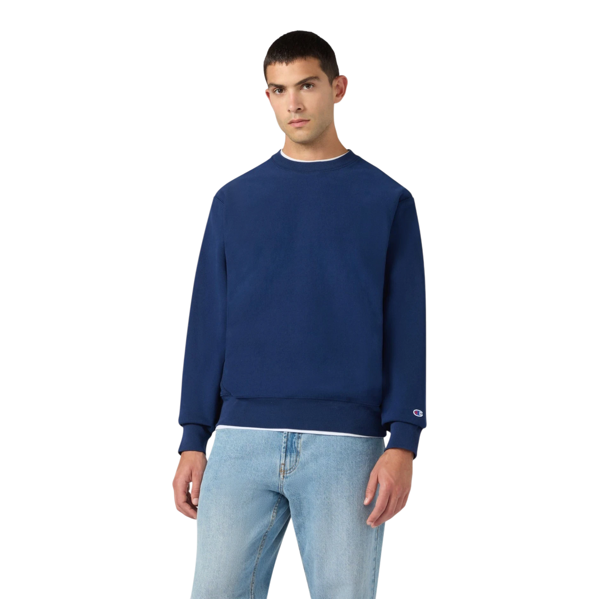 Champion - Crewneck Sweatshirt - Navy Genser Champion 
