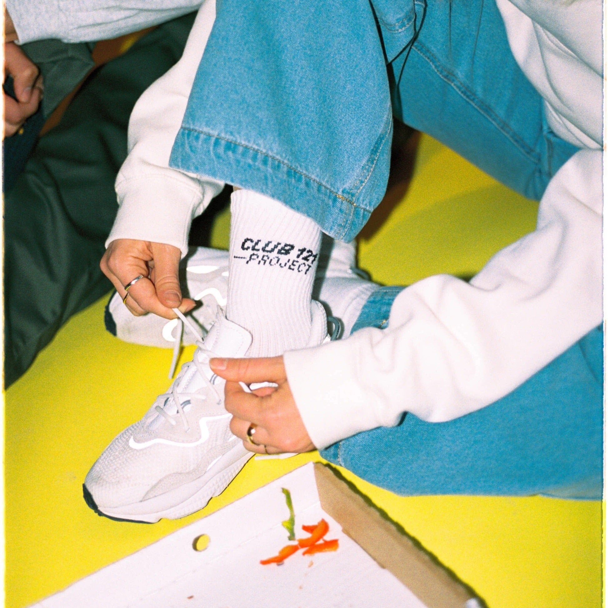 Club 121 Athletic Socks - White Socks Club 121 Project 