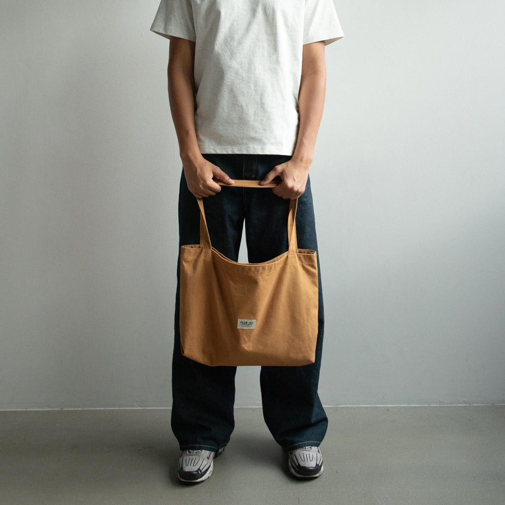 Club 121 Canvas Big Shopper - Tobacco Tote Bag Club 121 Project 