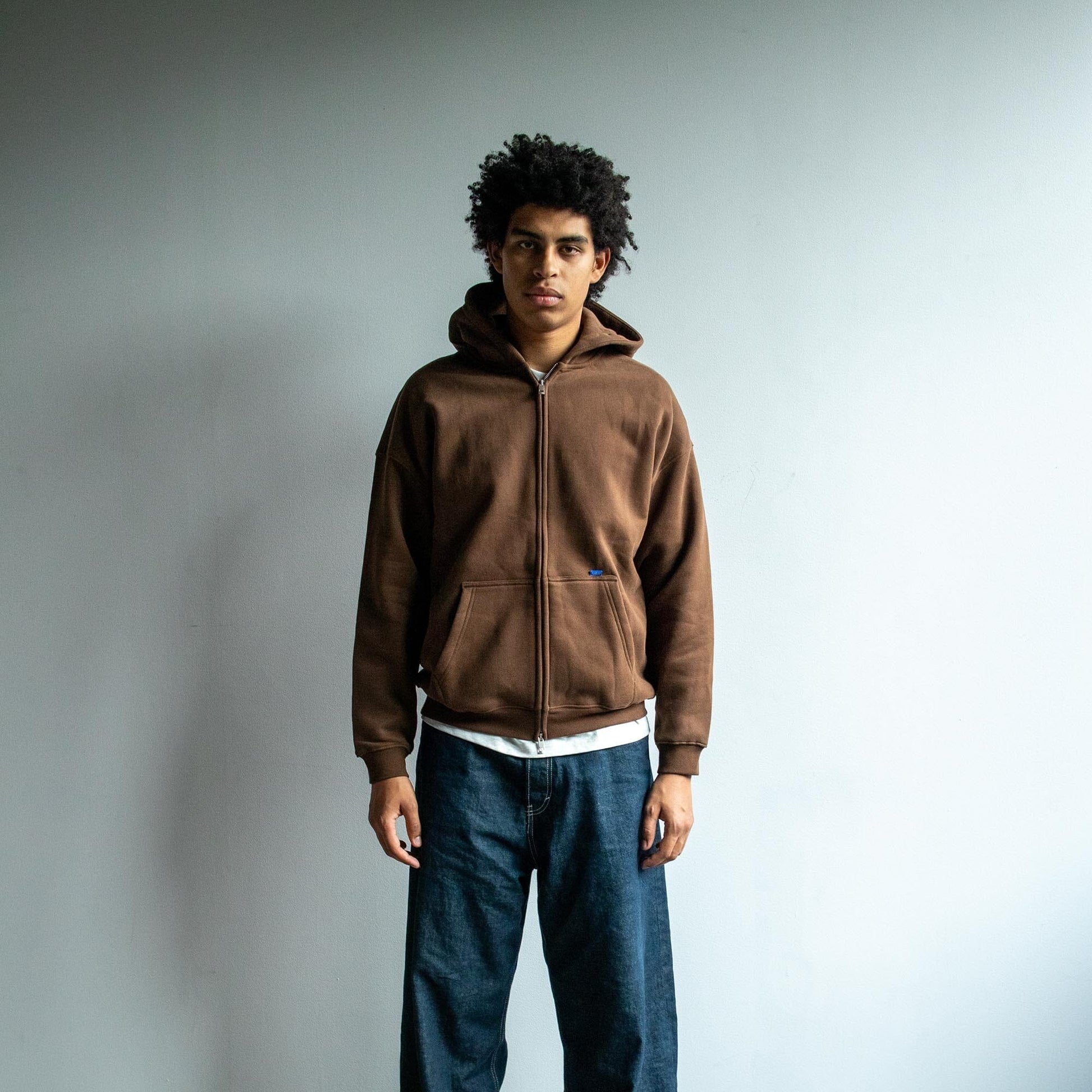 Club 121 Forma Zip Hoodie - Americano Hooded Sweatshirt Club 121 Project 