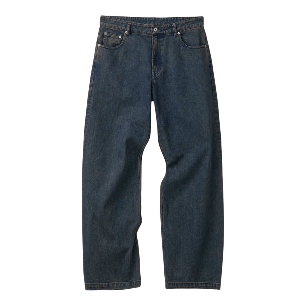 Coor Back Side Blue Tinted Jeans - Two Tone Blue Pants COOR 