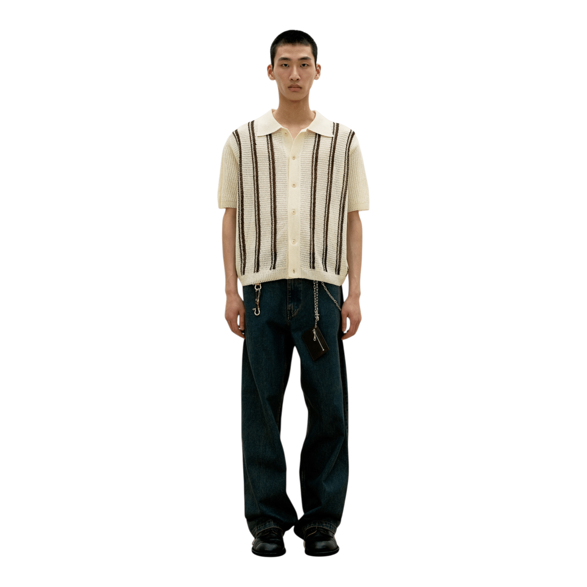 Coor Back Side Blue Tinted Jeans - Two Tone Blue Pants COOR 