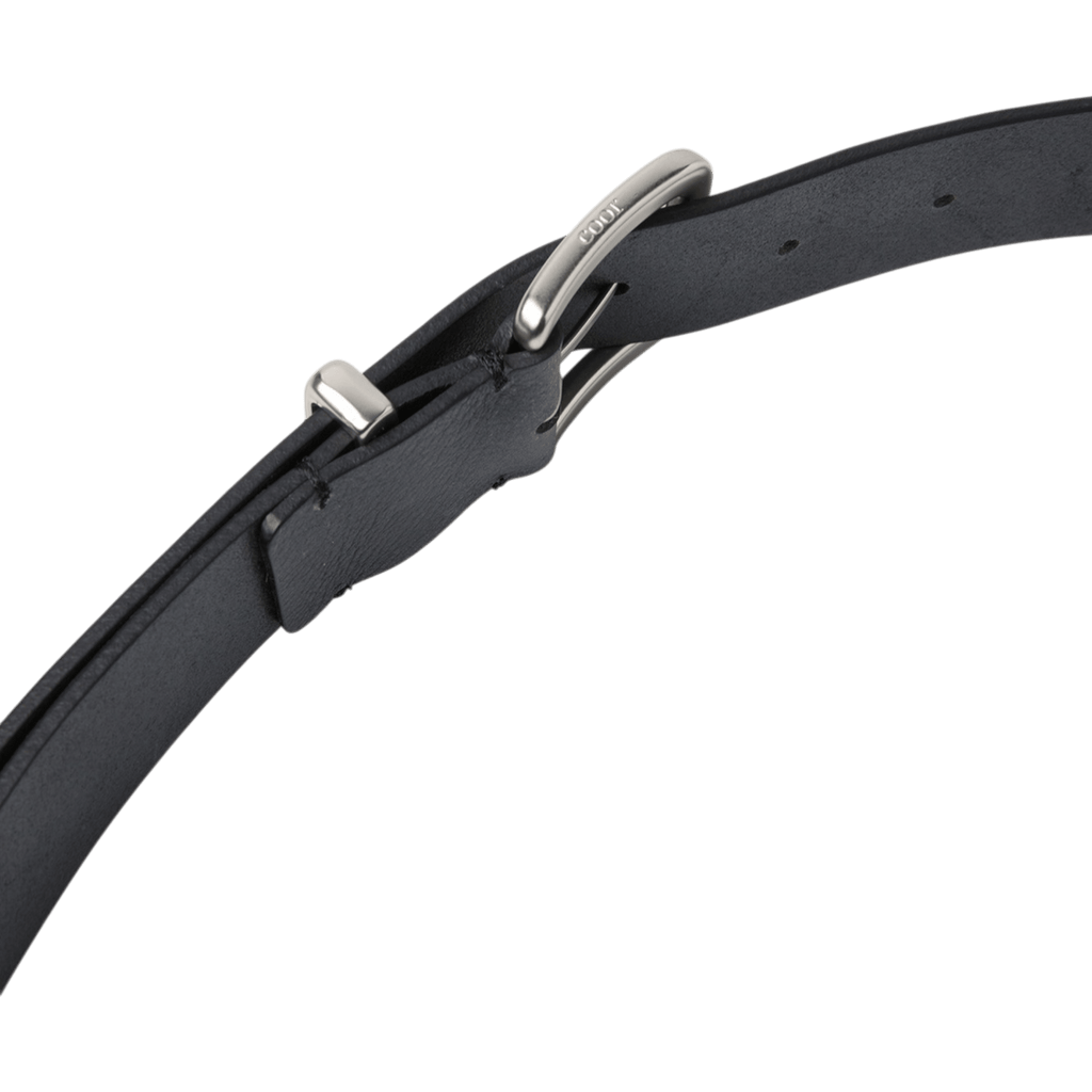 Coor Edge Sanding Cow Leather Belt - Black Belt COOR 