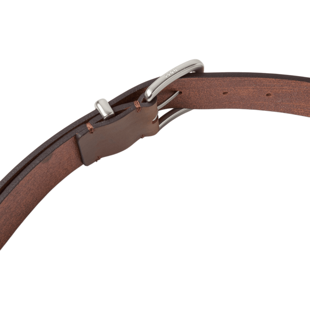 Coor Edge Sanding Cow Leather Belt - Brown Belt COOR 