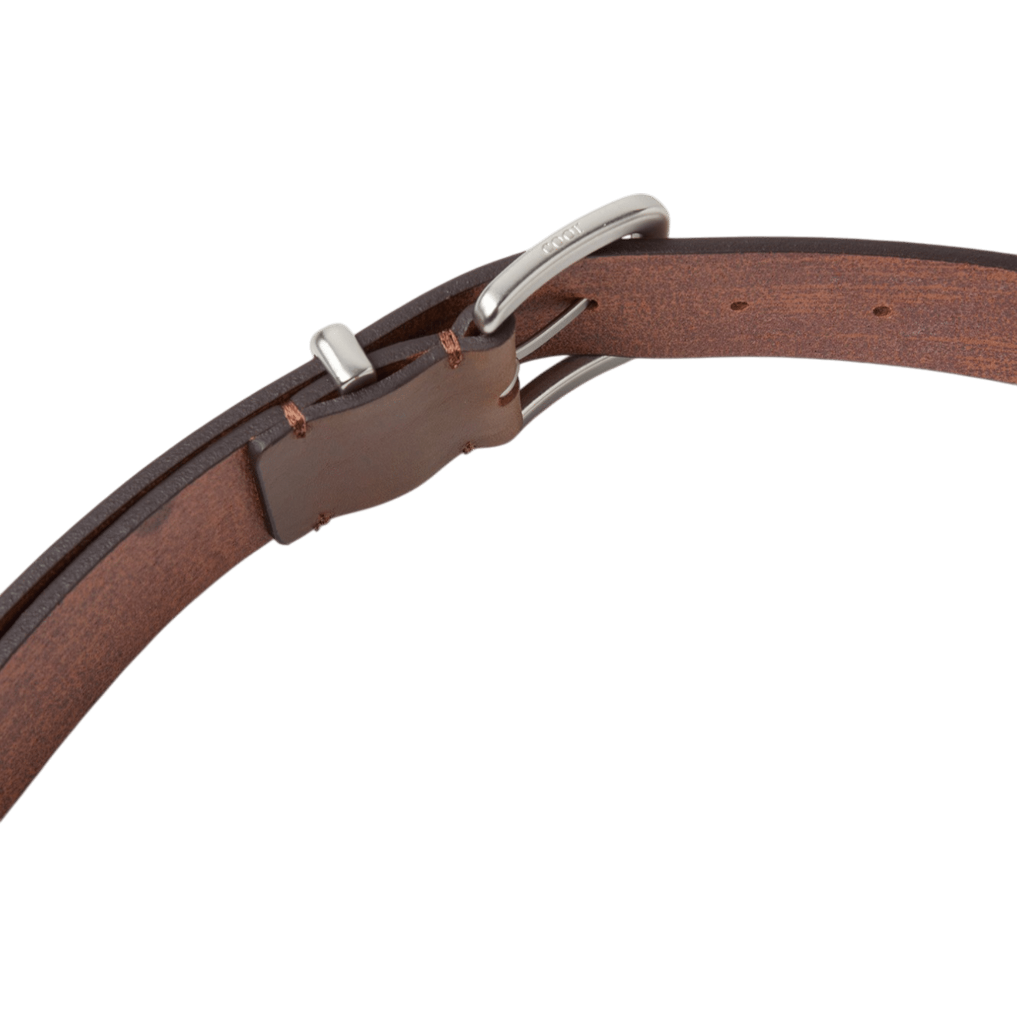 Coor Edge Sanding Cow Leather Belt - Brown Belt COOR 