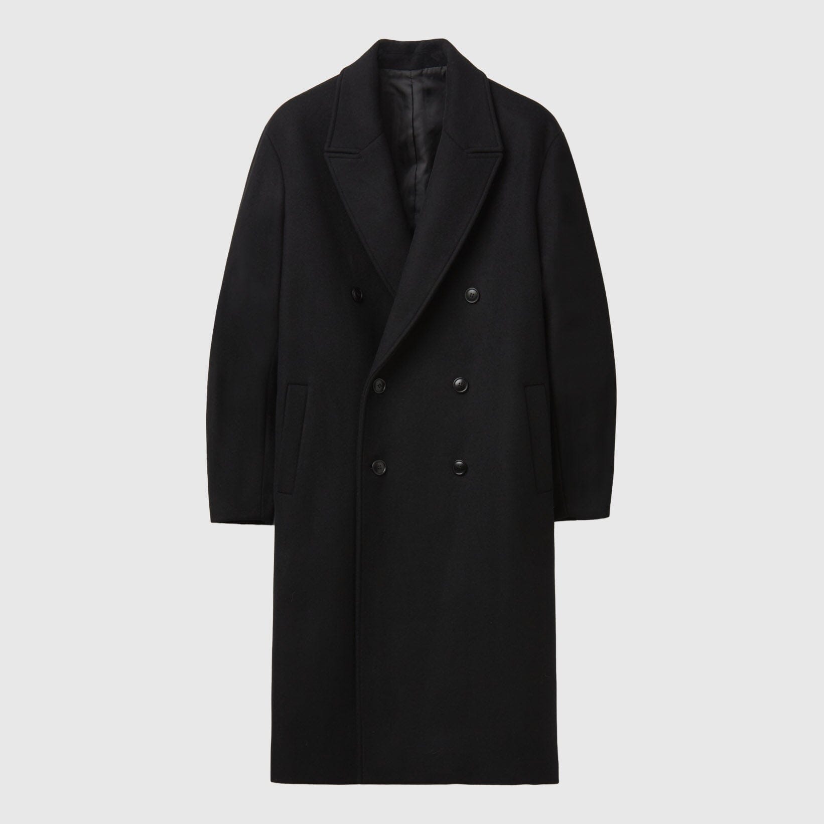 COOR Mtr Over-Fit Double Long Coat - Black Coat COOR 