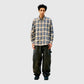 COOR Ombre Flannel One Pocket Checkered Shirt - Check Brown Shirt COOR 