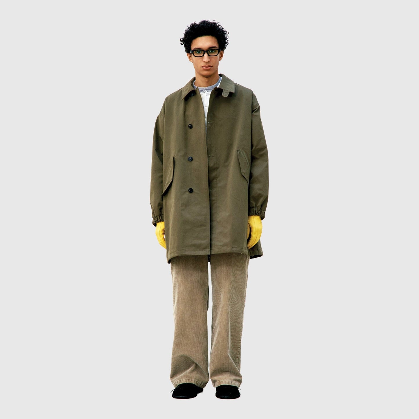 COOR Waxed Mill Parka - Khaki Coat COOR 