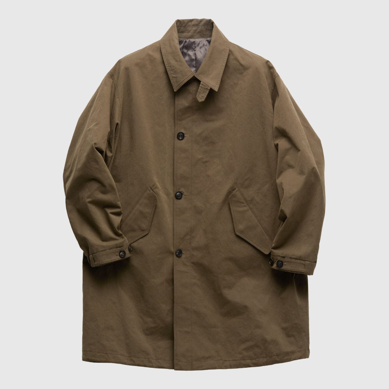 COOR Waxed Mill Parka - Khaki Coat COOR 