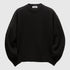 COOR Wool Cropped Crewneck Sweater - Black Sweater COOR 