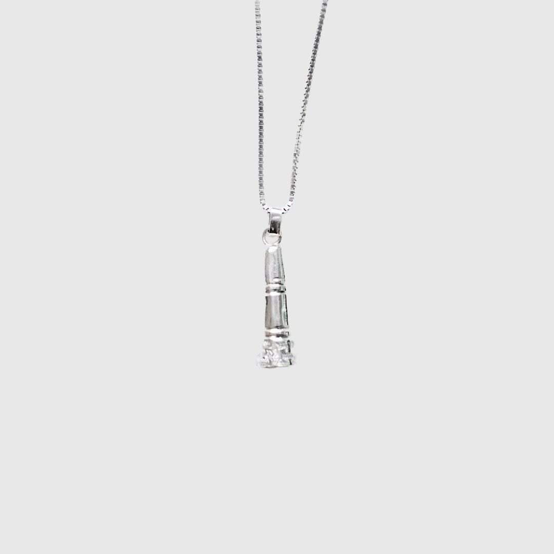 Demba Djembe Pendant - Silver Jewellery Dapper 