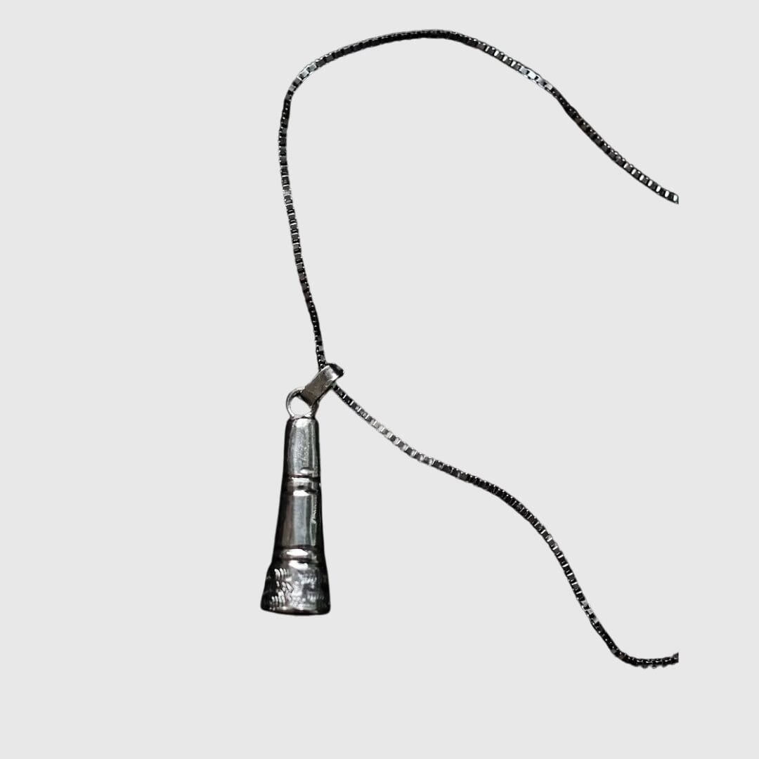 Demba Djembe Pendant - Silver Jewellery Dapper 