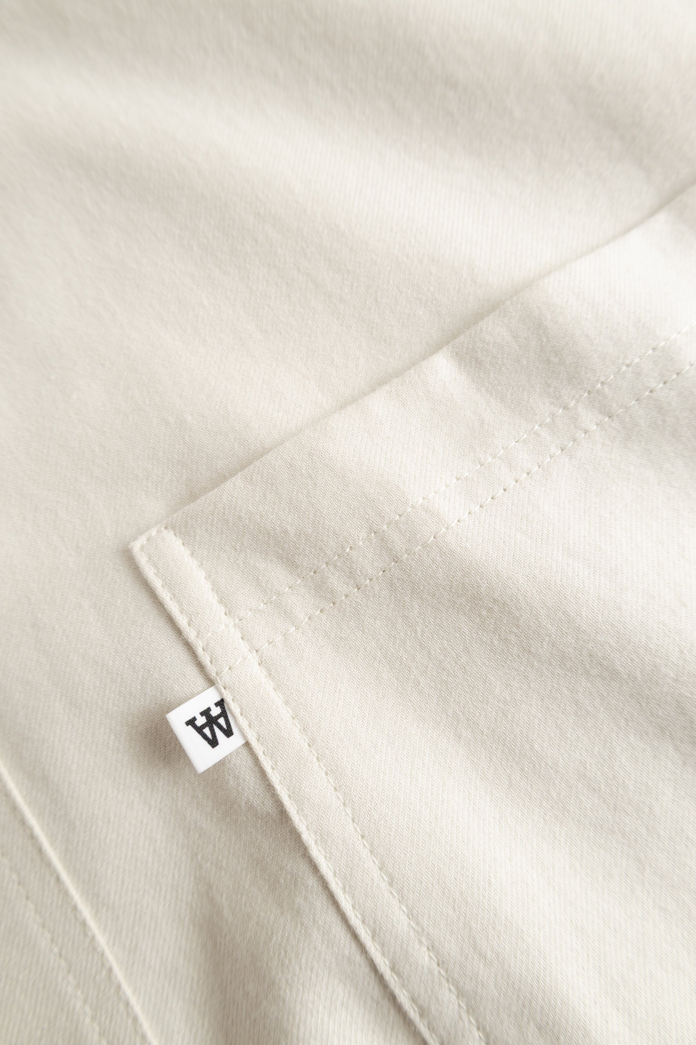 Double A By Wood Wood - WWAdrian Shirt - Silver Birch Skjorte Double A by Wood Wood 