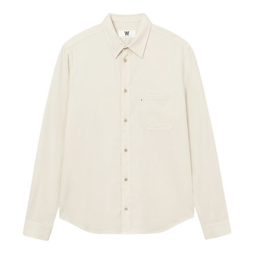Double A By Wood Wood - WWAdrian Shirt - Silver Birch Skjorte Double A by Wood Wood 