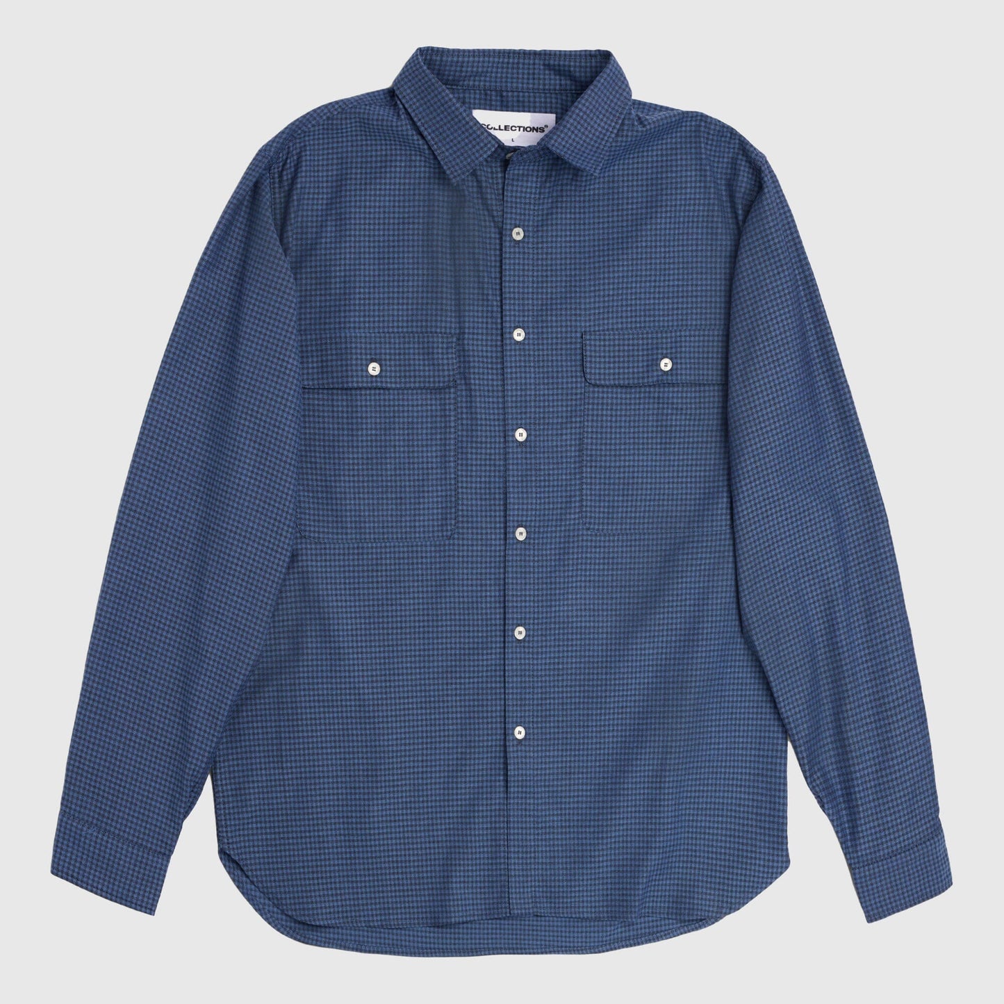 F5 Iwo Shirt - Checked Blue Shirt F5 Collections 
