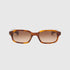 Flatlist Hanky Sunglasses - Shimmery Horn w. Brown Gradient Lens Sunglasses Flatlist 