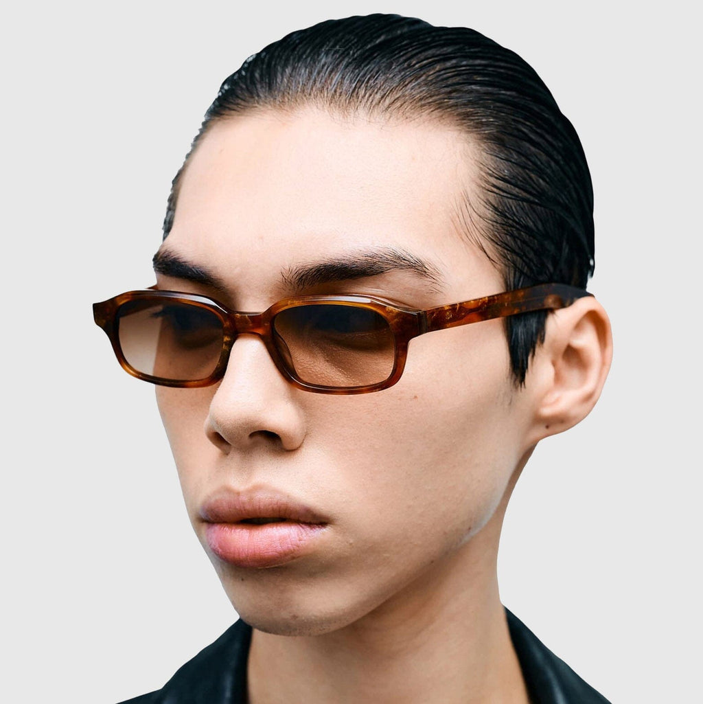 Flatlist Hanky Sunglasses - Shimmery Horn w. Brown Gradient Lens Sunglasses Flatlist 