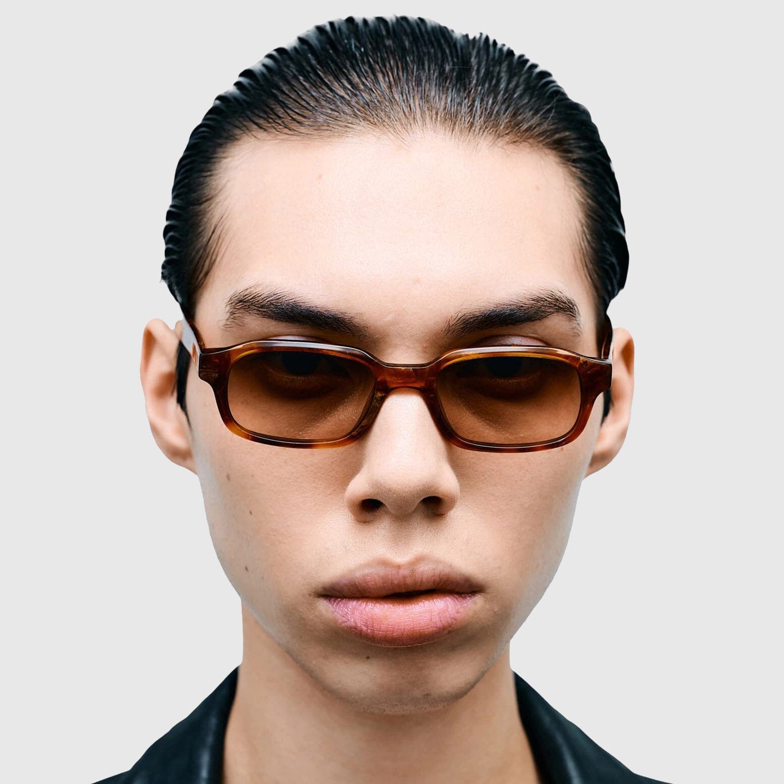 Flatlist - Hanky Sunglasses - Shimmery Horn w. Brown Gradient Lens