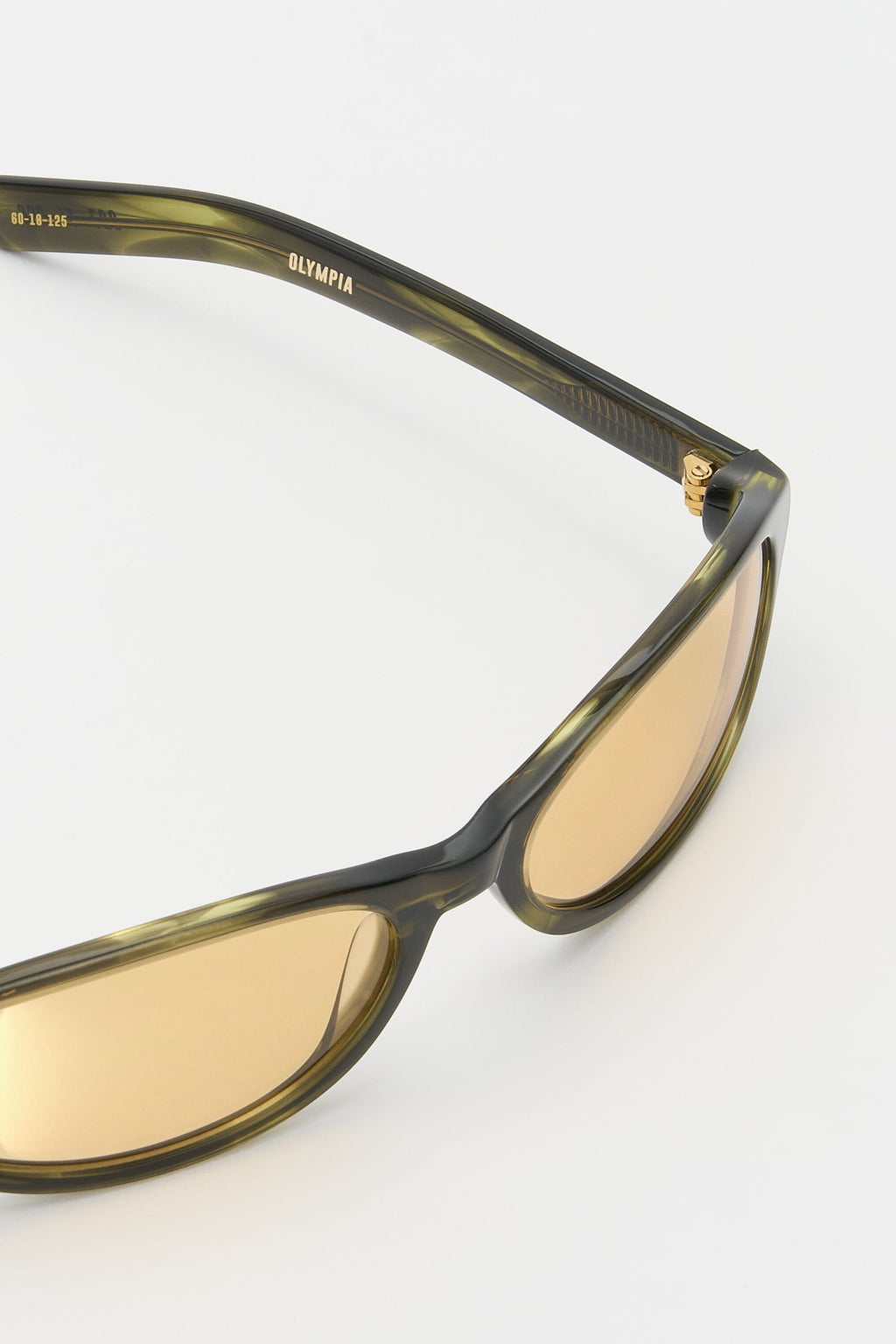 Flatlist Olympia Sunglasses - Olive Horn Sunglasses Flatlist 