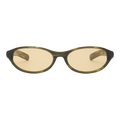 Flatlist Olympia Sunglasses - Olive Horn Sunglasses Flatlist 