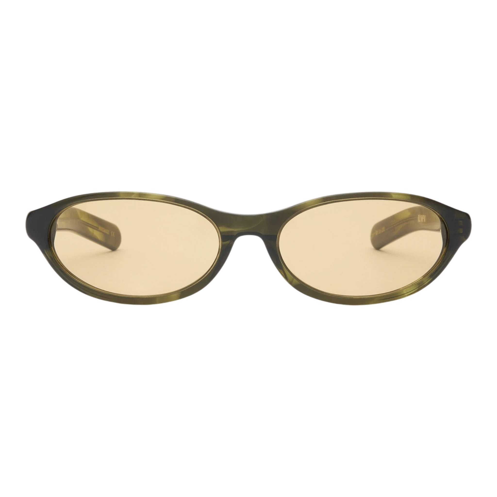Flatlist Olympia Sunglasses - Olive Horn Sunglasses Flatlist 