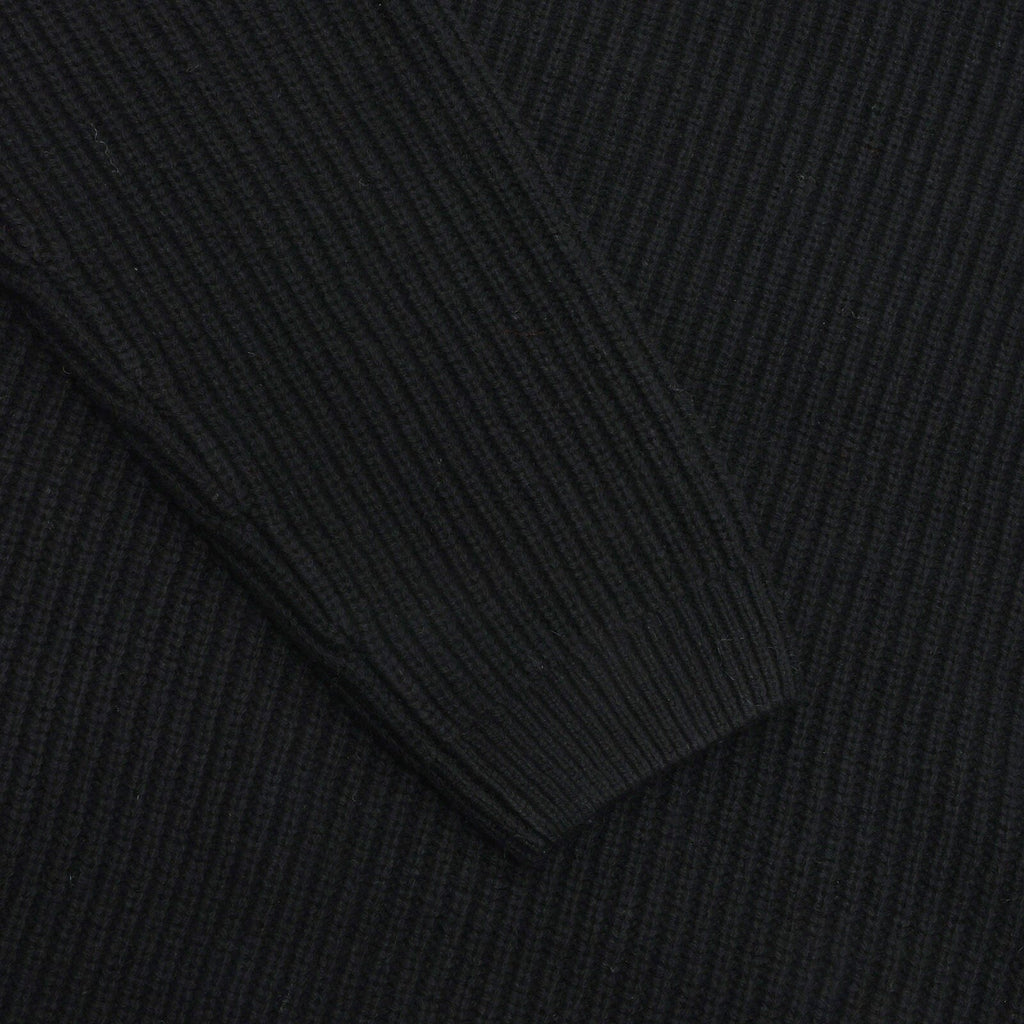 Garment Project - Boxy Wool Knit - Black Genser Garment Project 