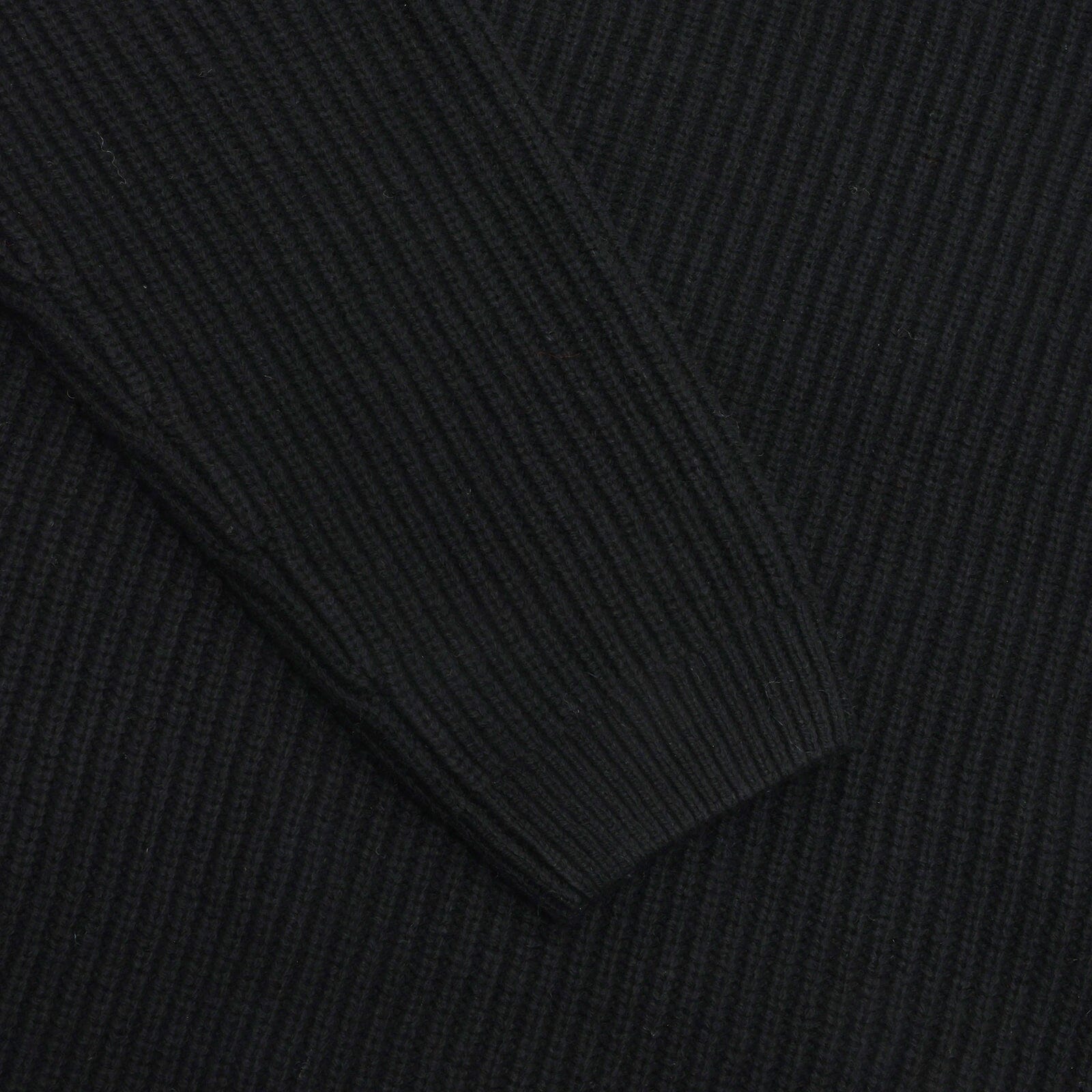 Garment Project - Boxy Wool Knit - Black Genser Garment Project 