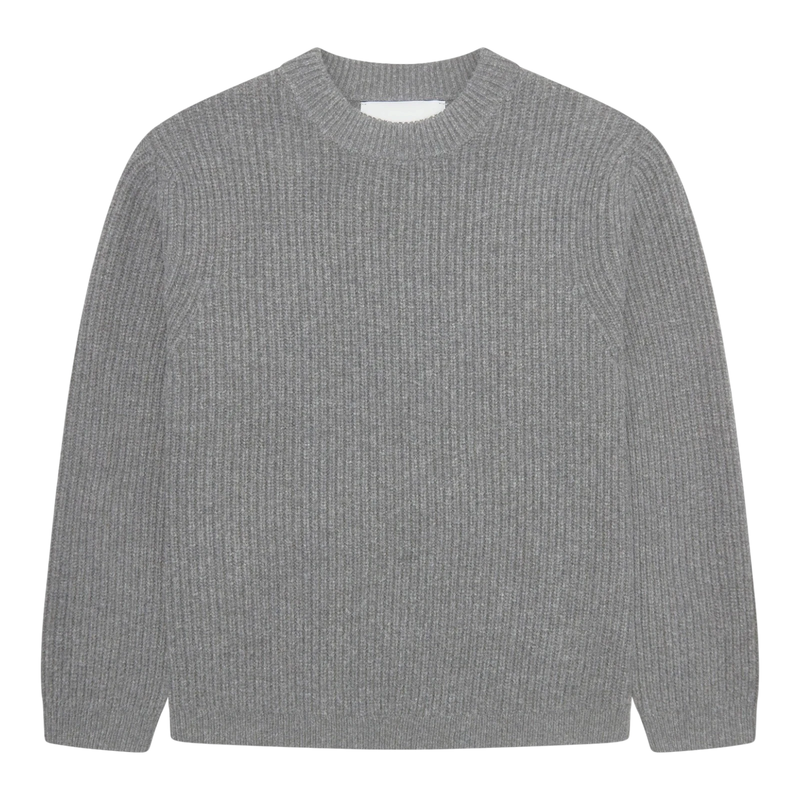 Garment Project - Boxy Wool Knit - Light Grey Melange Genser Garment Project 