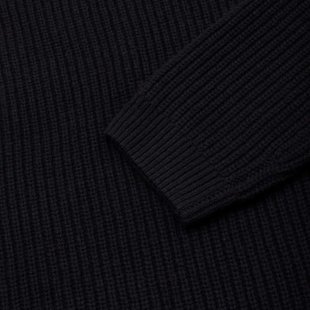 Garment Project - Boxy Wool Knit - Navy Genser Garment Project 