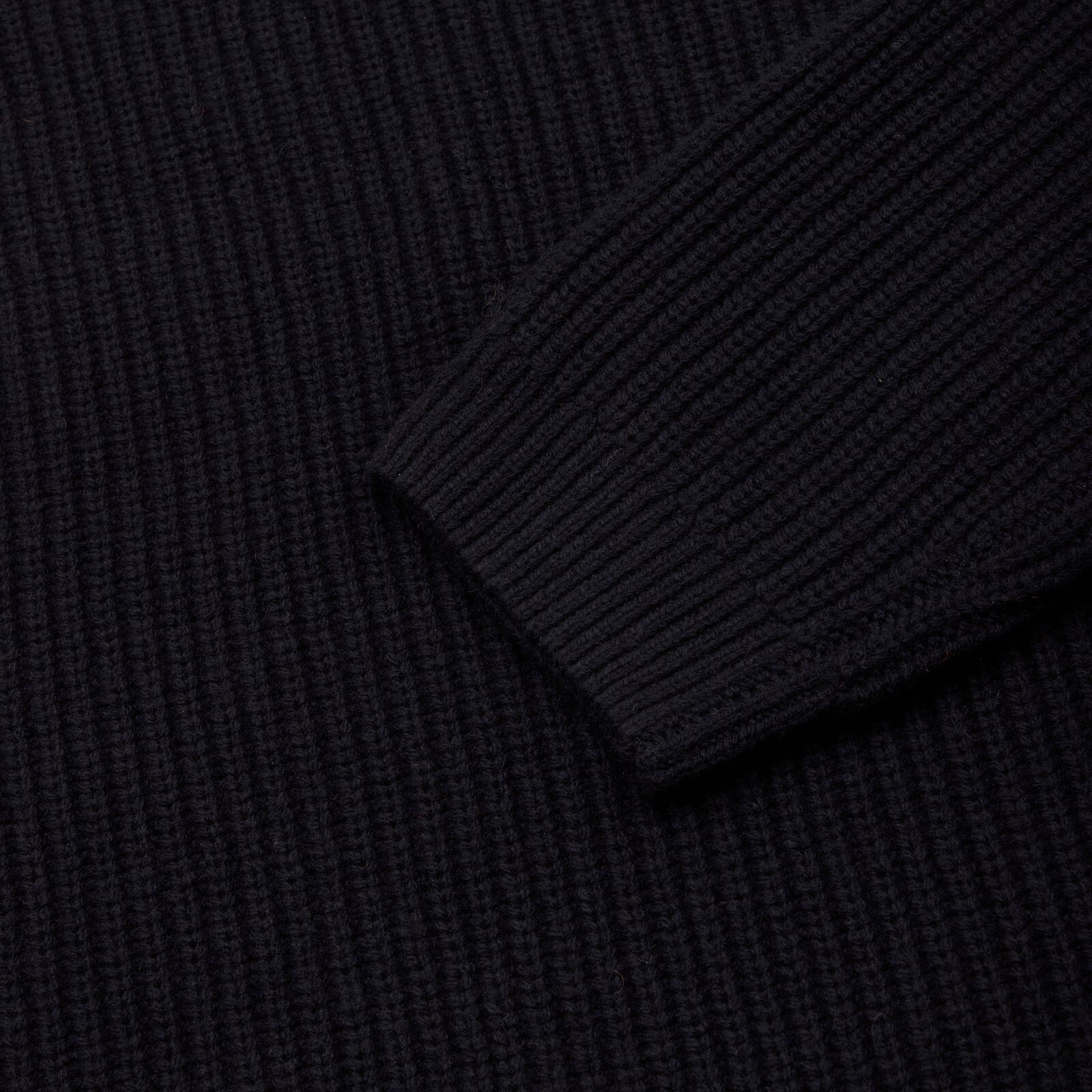 Garment Project - Boxy Wool Knit - Navy Genser Garment Project 