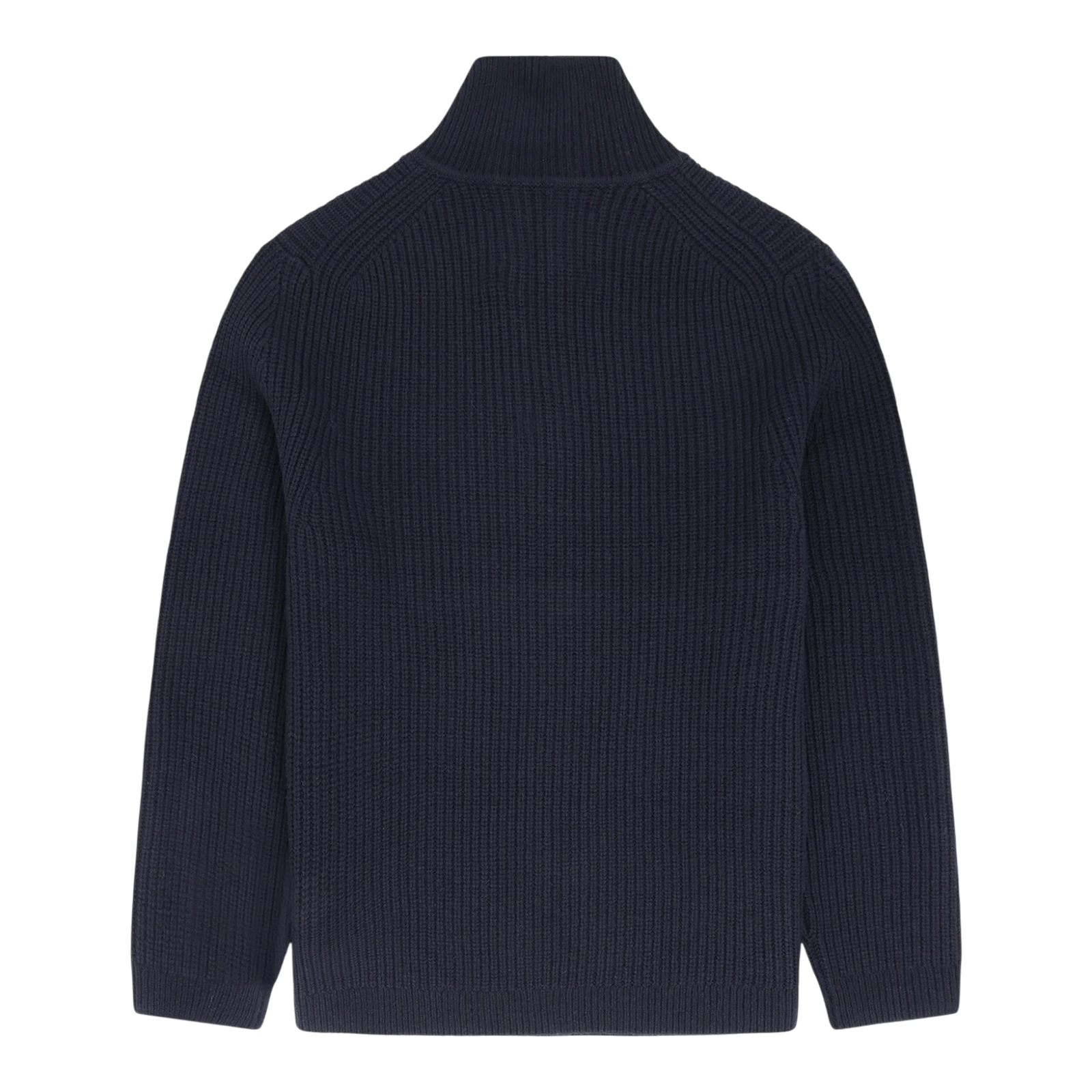 Garment Project - Half Zip Wool Knit - Navy Genser Garment Project 