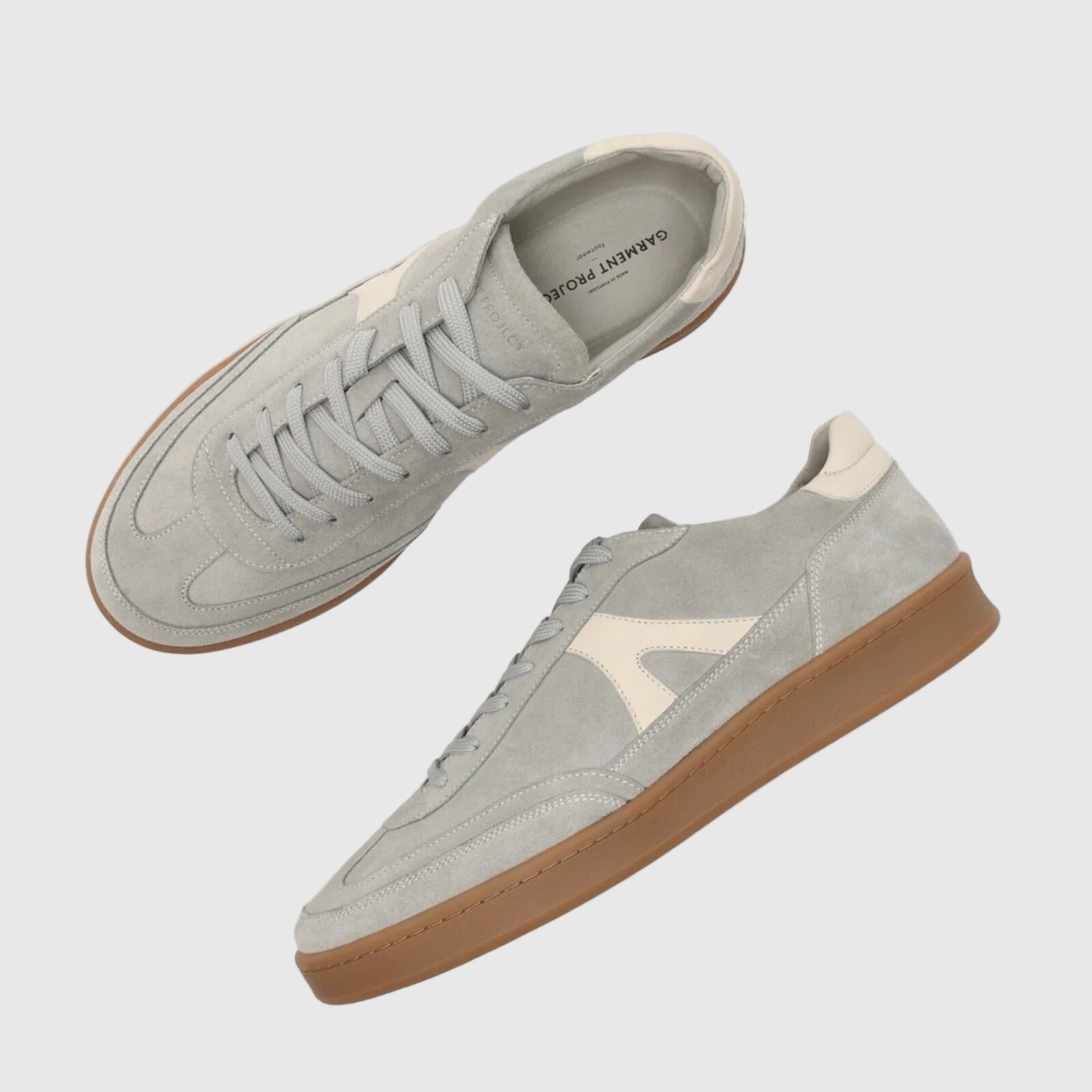 Garment Project Liga Sneakers - Light Grey Suede Sneakers Garment Project 