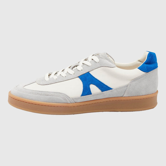 Garment Project Liga Sneakers - Off White / Blue Leather Mix Sneakers Garment Project 